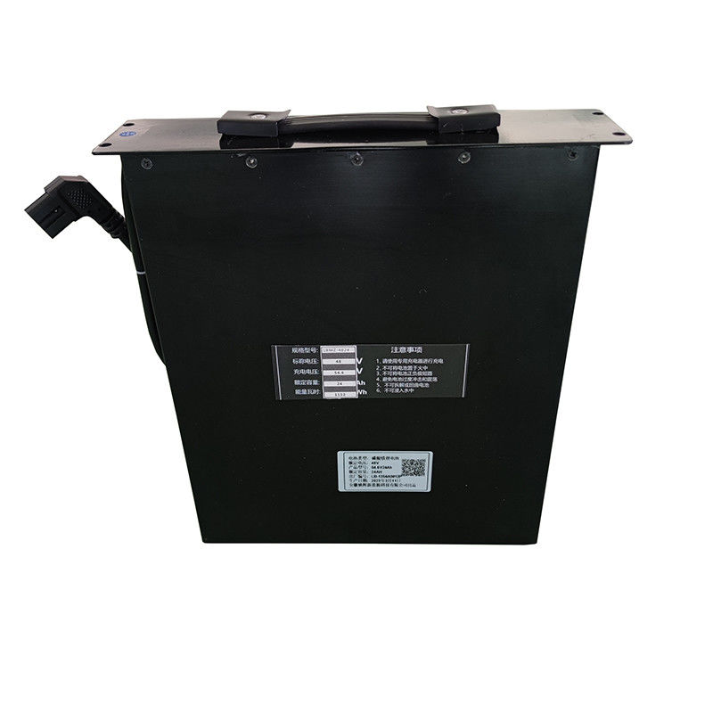 कस्टम इलेक्ट्रिक फोर्कलिफ्ट लिथियम बैटरी 54.6V 24AH लिथियम आयन रिचार्जेबल बैटरी पैक