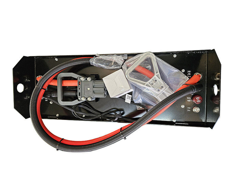 230Ah क्षमता फोर्कलिफ्ट लिथियम बैटरी सामग्री हैंडलिंग के लिए 25.6V वोल्टेज के साथ