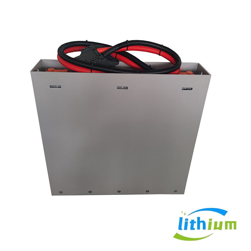 230Ah Lifepo4 लिथियम आयन बैटरी फोर्कलिफ्ट बैटरी 24V 25.6V बीएमएस और चार्जर के साथ