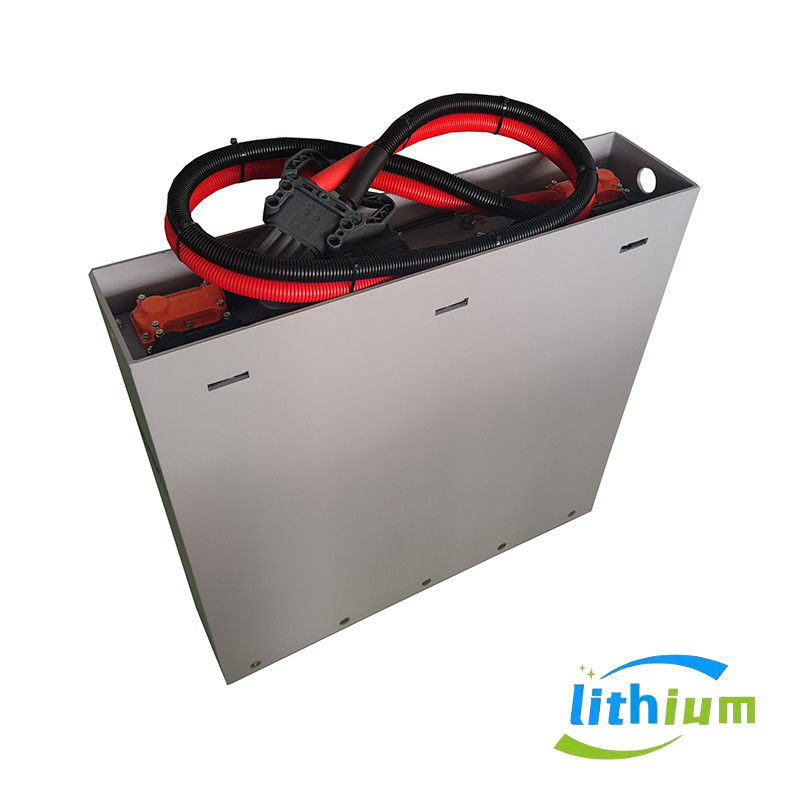 230Ah Lifepo4 लिथियम आयन बैटरी फोर्कलिफ्ट बैटरी 24V 25.6V बीएमएस और चार्जर के साथ
