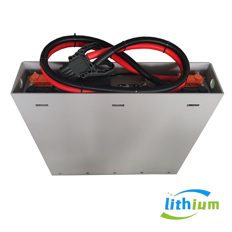 230Ah Lifepo4 लिथियम आयन बैटरी फोर्कलिफ्ट बैटरी 24V 25.6V बीएमएस और चार्जर के साथ