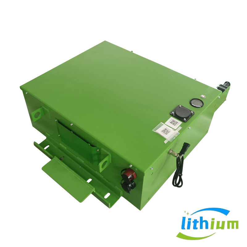 औद्योगिक फोर्कलिफ्ट वाहनों के लिए ब्लैक लिथियम आयन फोर्कलिफ्ट बैटरी 15Ah क्षमता लंबे जीवन रिचार्जेबल बैटरी पैक