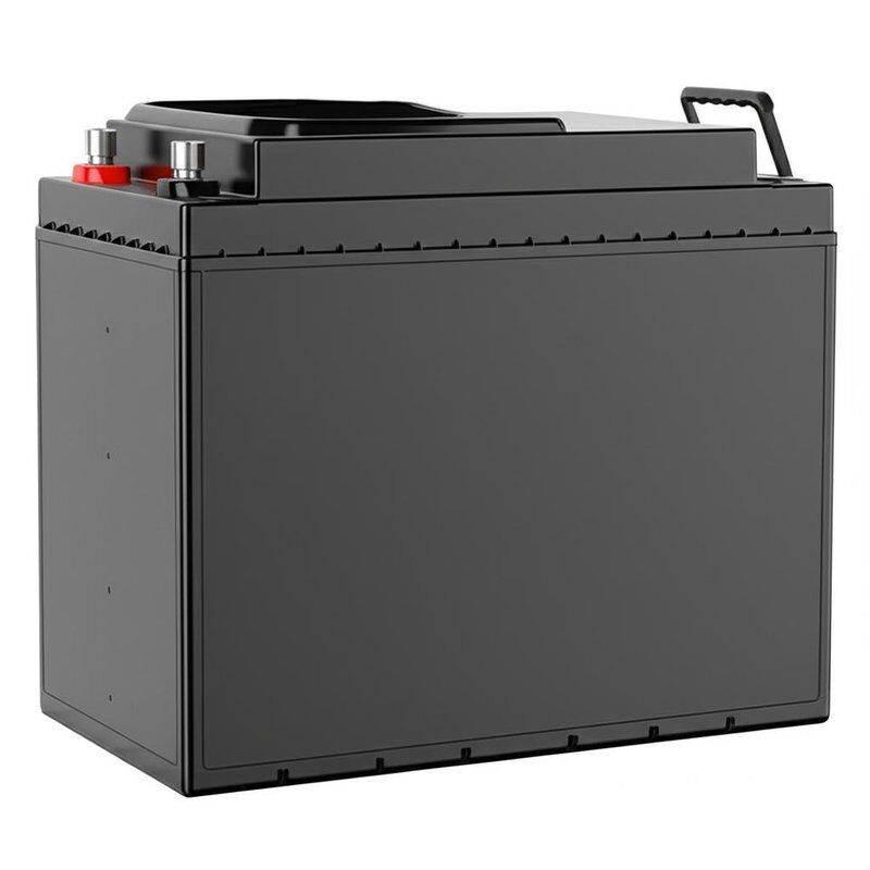 इलेक्ट्रिक फोर्कलिफ्ट लिथियम आयन बैटरी ब्लैक 17585 मिमी हल्के वजन वाले टिकाऊ लंबे समय तक चलने वाले औद्योगिक वाहनों के लिए बिजली की आपूर्ति